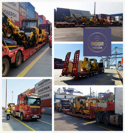 Megagon Transported Drilling Machines from Türkiye to CIS