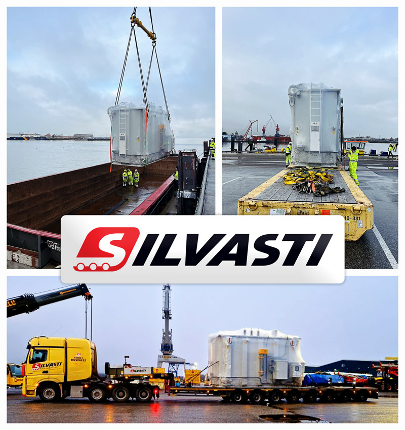 Silvasti Moved a ~90mt Transformer from Door Finland to Germany