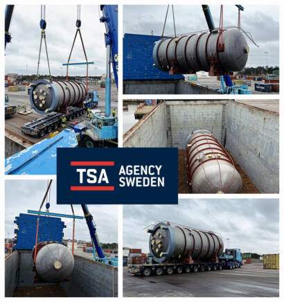 TSA Agency Sweden Coordinated the Arrival, Safe Handling, and Efficient Turnaround of this Unique Shipment