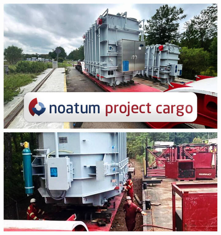 Noatum Project Cargo Transported 2 x 135mt Transformers in Georgia, USA