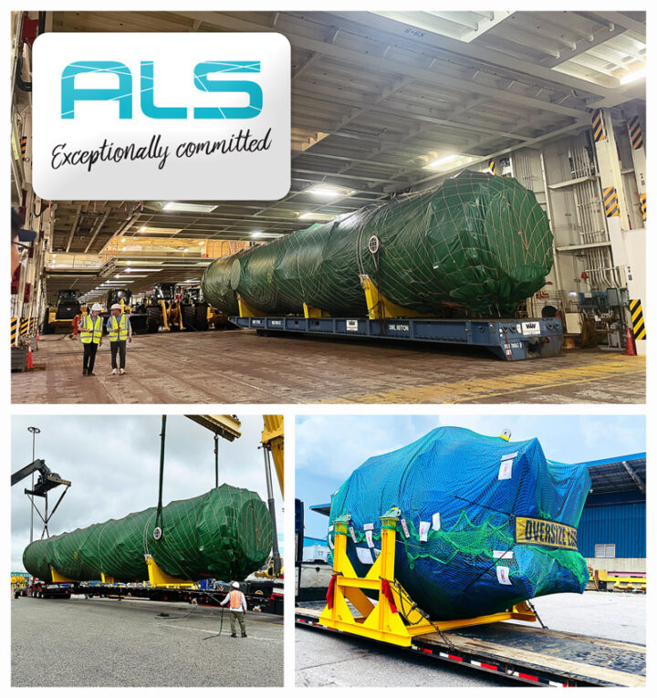 ALS Participated in the Transport of Project Cargo from Asia to the Americas