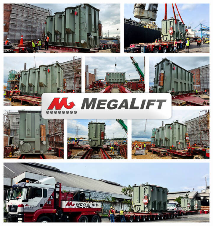 Megalift Transported PWT Boiler Unit Cargo Over a Distance of 381km