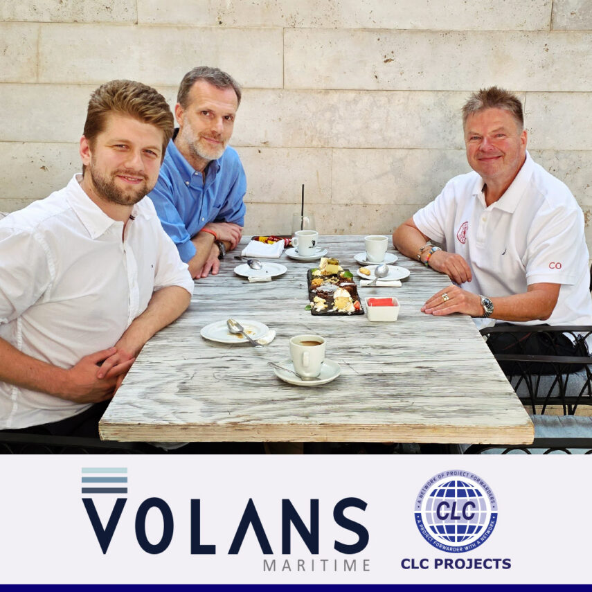 CLC Projects Chairman with Mr. Esteban Henning and Mr. Christian Vornbaeumen of member company Volans