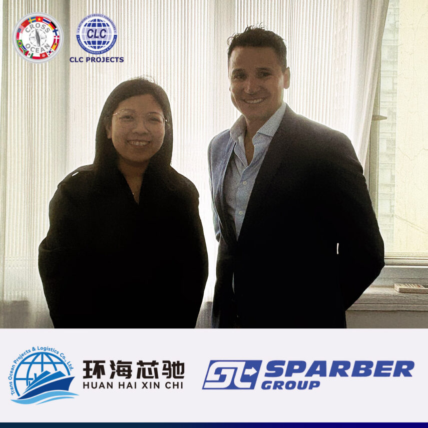 Sparber Group visiting Trans Ocean Projects & Logistics in Qingdao