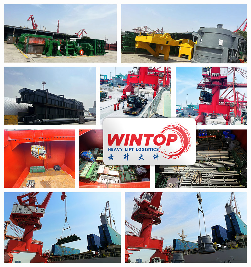 Wintop Heavy Lift Loaded Project Cargo in Shanghai Destined for Vietnam