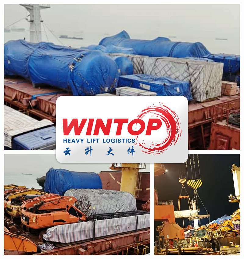 Wintop Heavy Lift Shipped aBoiler Project from China toAlgeria