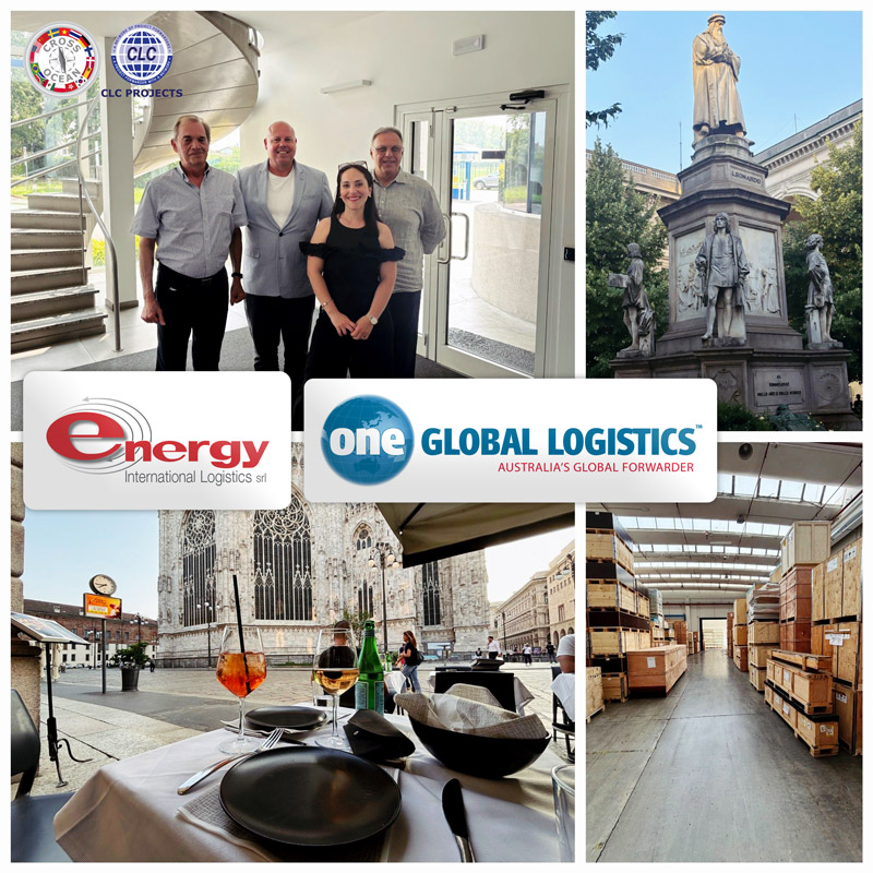 One Global Logistics Australia meeting with Energy International at their offices in Milano, Italy