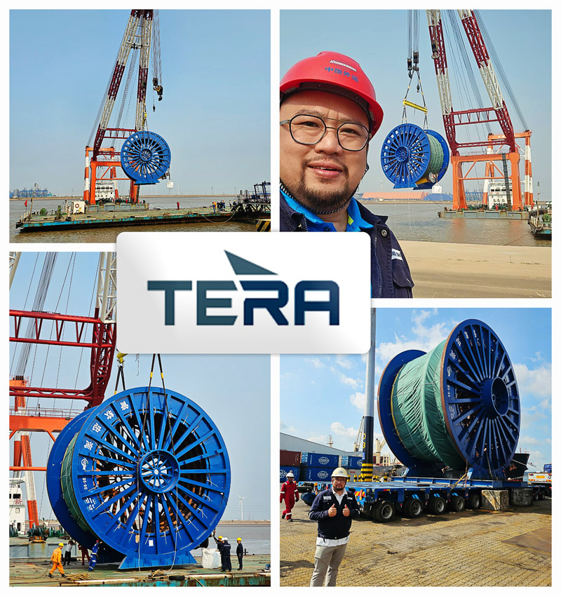 Tera Projects Malaysia Handled a 96.5mt Reel from Binzhou Destined for Shanghai