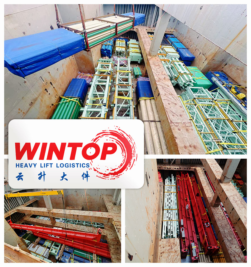 Wintop Performs Bridge Crane Shipment: 394 Tons from Rizhao, China to Oran