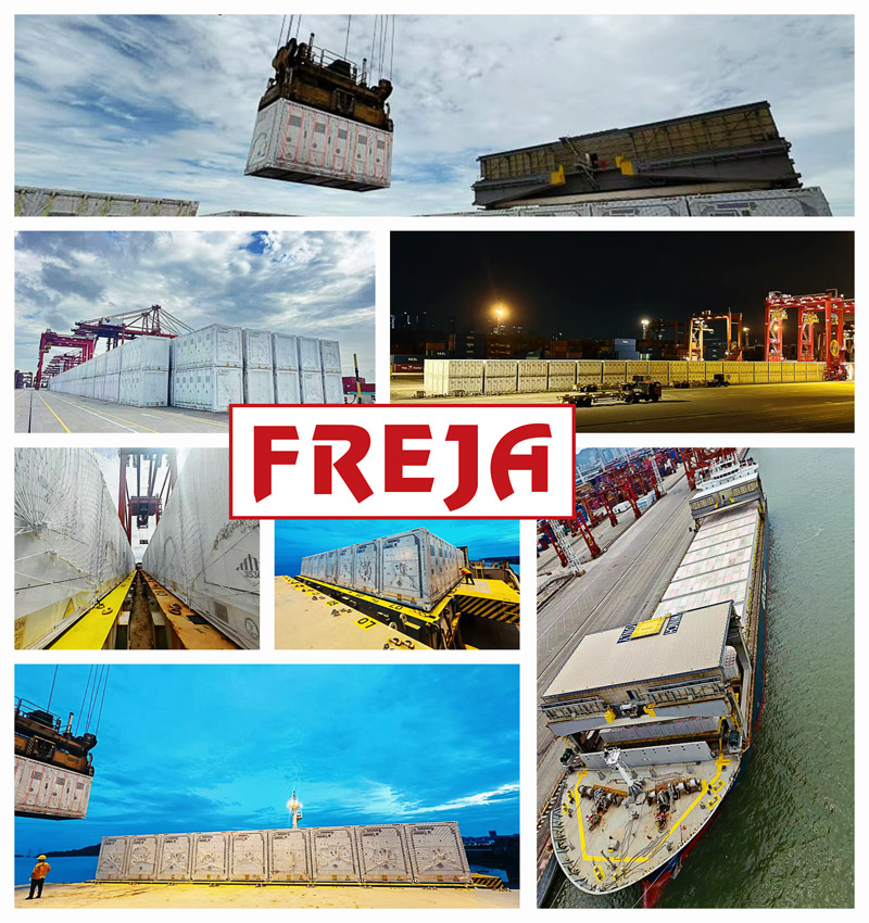 Freja China Loaded 238 Energy Storage Units Destined for Chile via G2 Ocean