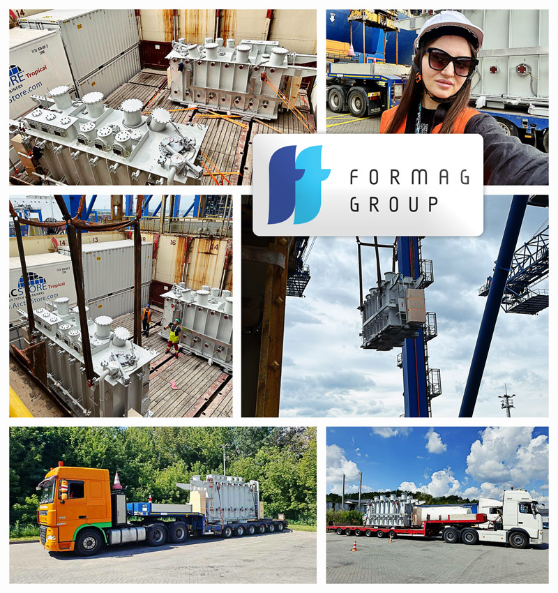 Formag Group Delivers Two Transformers from Poland to Ukraine