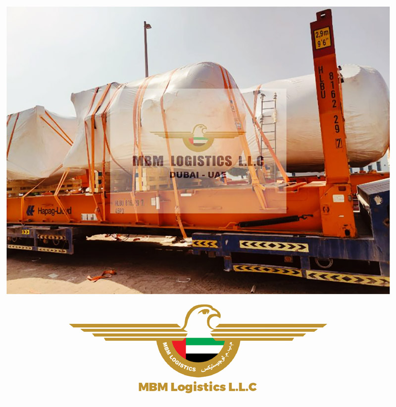 MBM Logistics Moves Pressurized Vessels from UAE to Nigeria