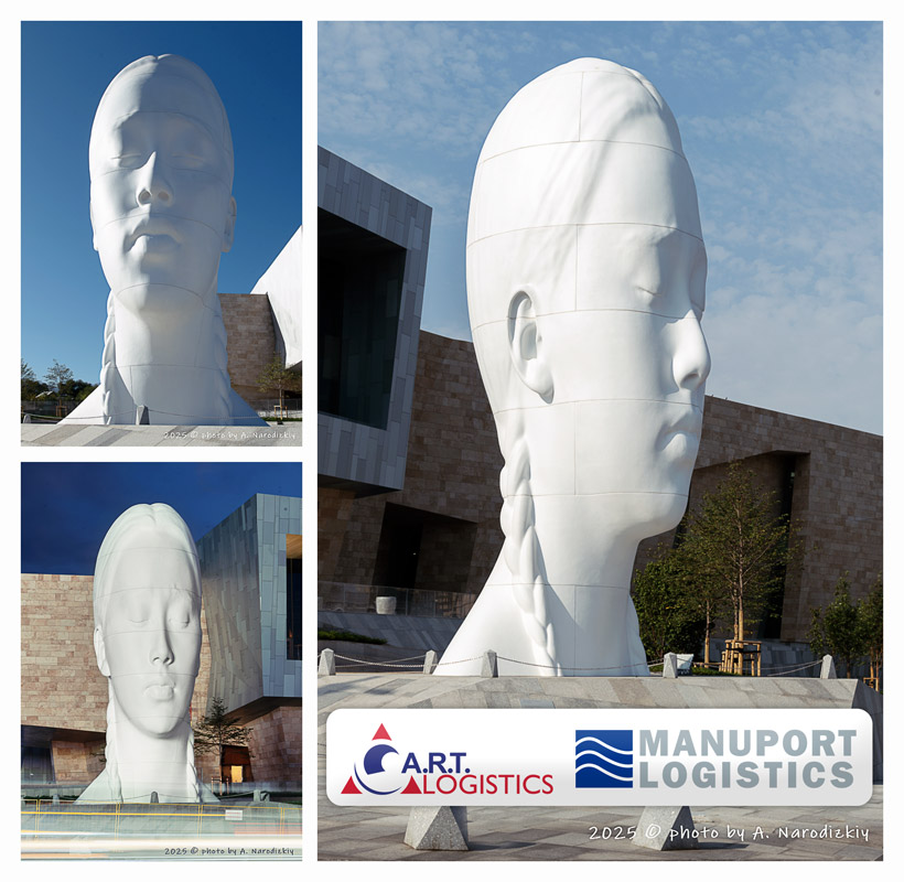 A.R.T. Group Supported by Manuport Logistics Spain Transported a Monumental Contemporary Art Piece