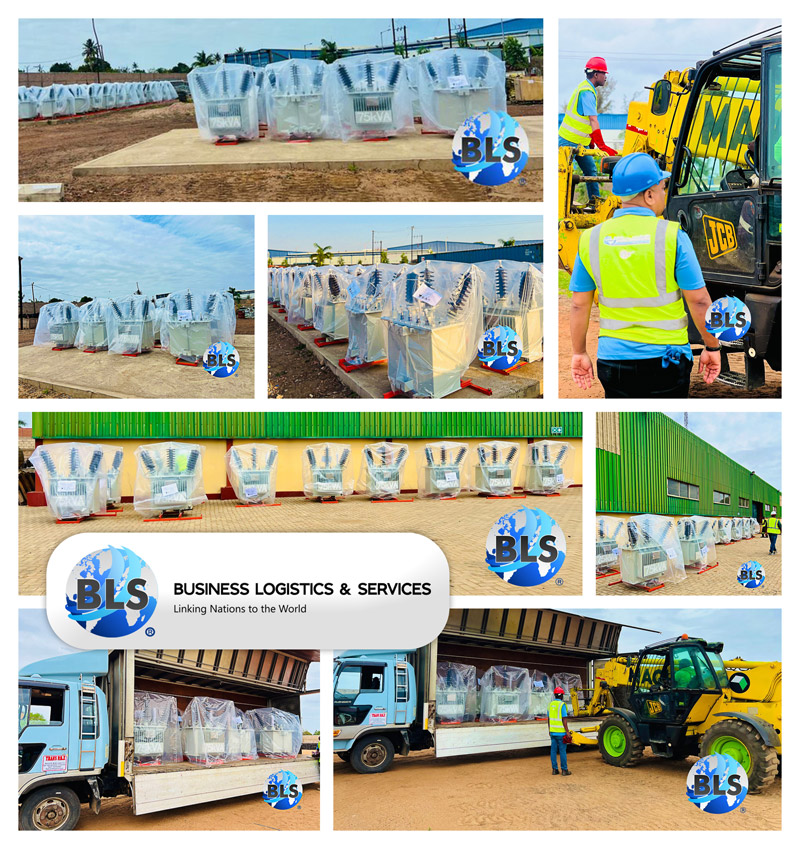 BLS Delivered Transformers to Machava and Tchumene