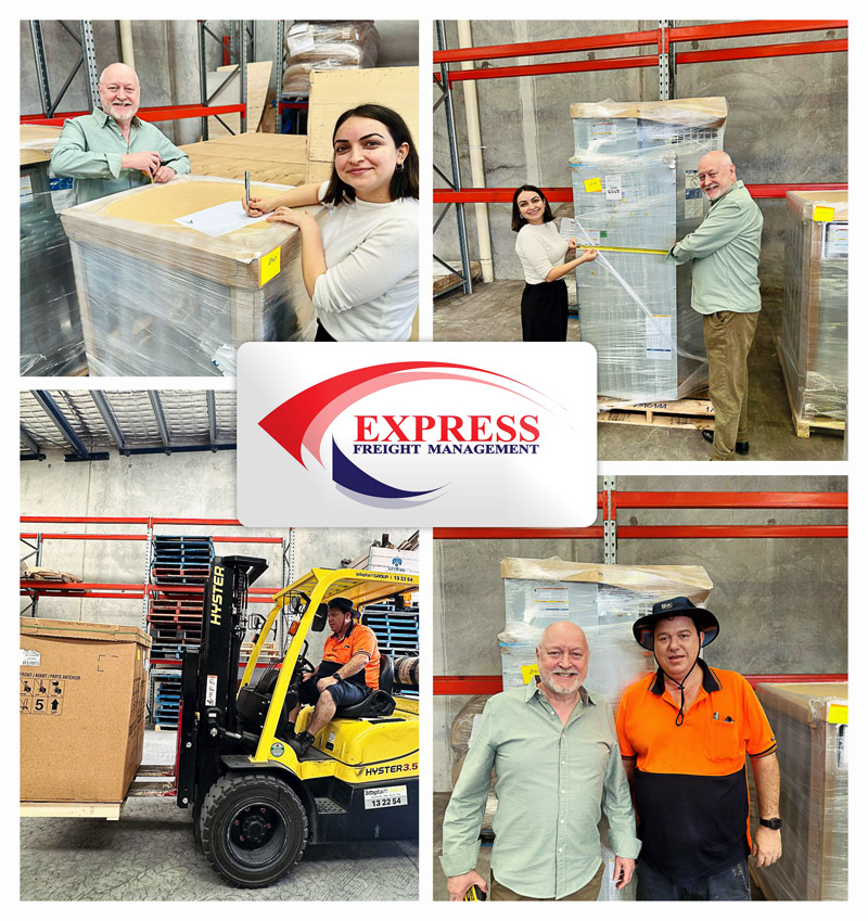 Express Freight Management’s Shipped Heritage Park Hotel’s New Laundry Equipment to Honiara