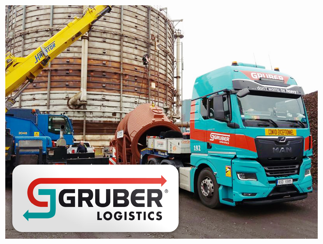 Gruber Logistics Transported Pipe Segments from Czech Republic to Sweden