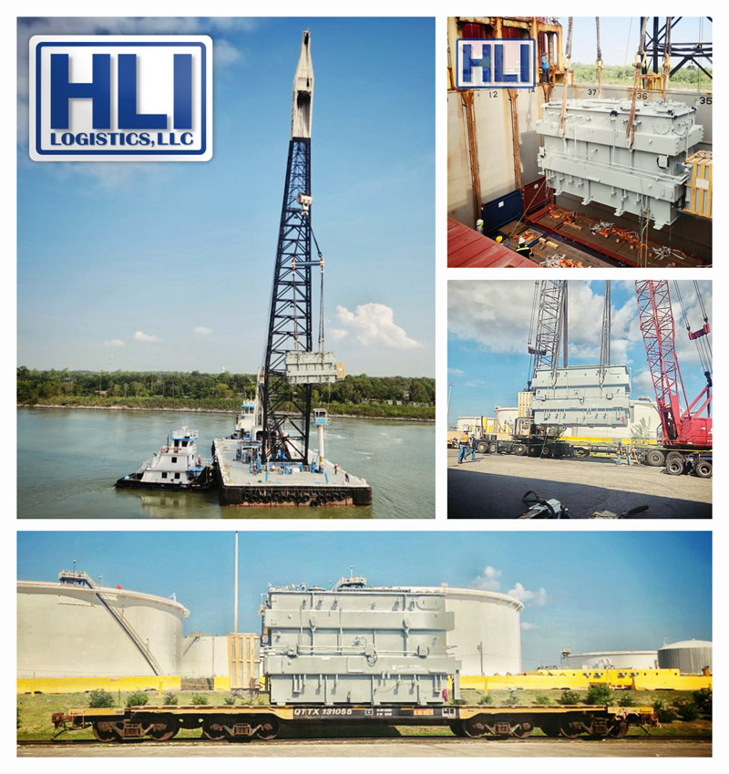 HLI Logistics Received & Secured a Transformer Onto a Railcar for Oncarriage