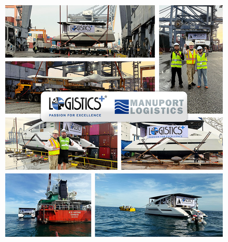 Manuport Logistics & Logistics Plus Thailand Cooperated on a Catamaran Transport