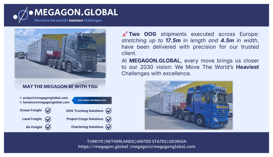 Megagon Global Moved 180cbm of Static Cargo from Netherlands to Cyprus