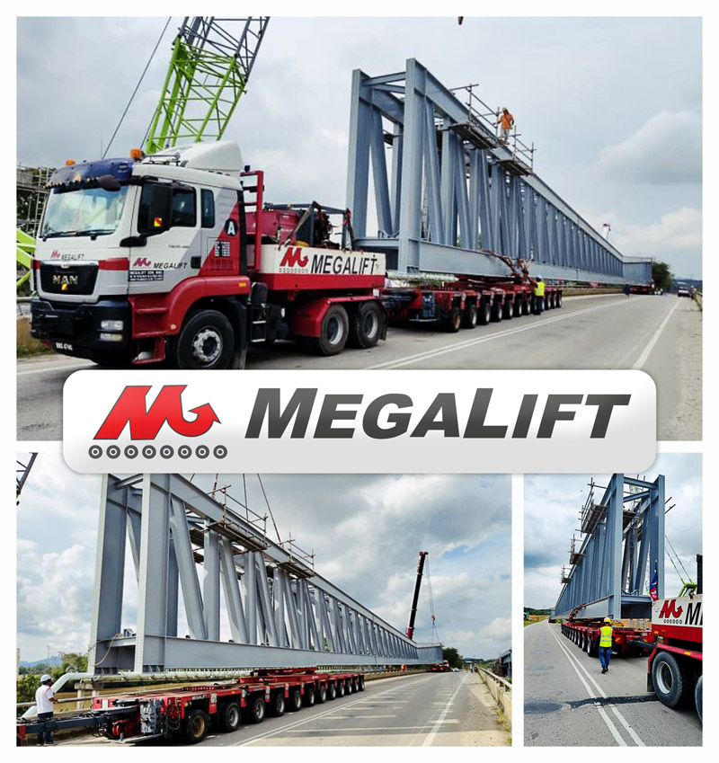 Megalift Transported a 110m /140mt Beams