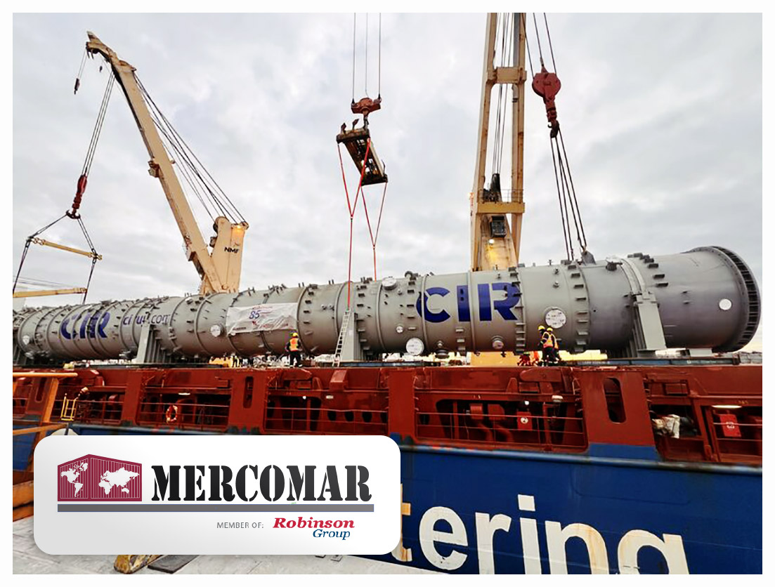 Mercomar Shipped 365mt Atmospheric Tower from Uruguay to Argentina