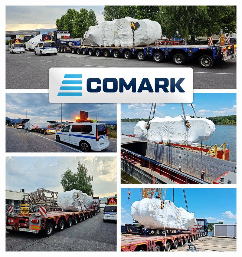 Comark Shipped Project Cargo from Port of Vukovar via River Barge to North Sea Ports