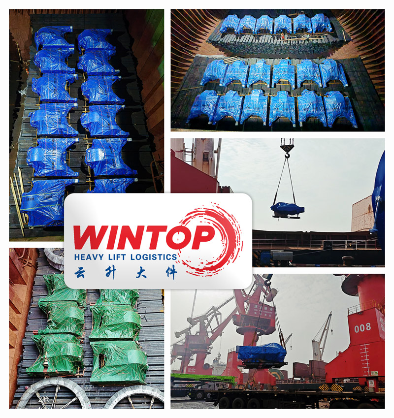 Wintop Heavy Lift Shipped Gear Reduced Assembly Cargo from China to Oman