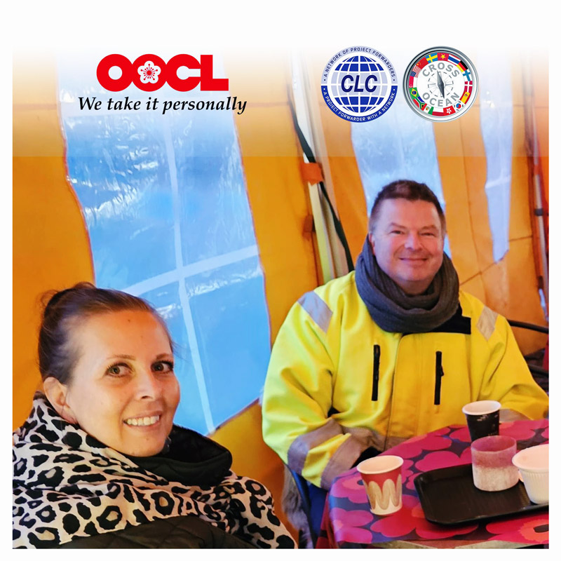 CLC Projects Hon. Chairman met with Ms. Nina Bredenberg, General Manager of OOCL Finland in Helsinki