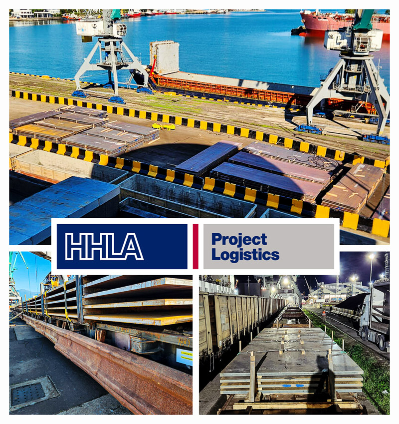 HHLA Project Logistics Handled 2,230 MT of Steel Plates for Baku, Azerbaijan via Batumi Port in Georgia