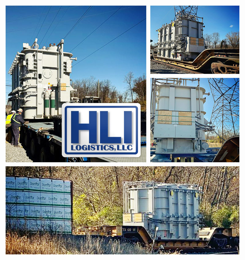 HLI Logistics Handled the Transport of a Transformer Arriving via Railcar