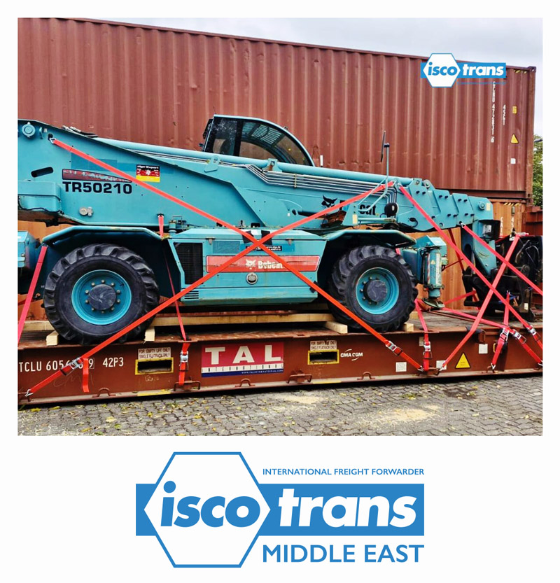 Iscotrans Shipped OOG Cargo from Germany to Dubai