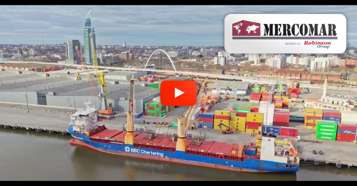 Mercomar Handled PAE Energy Atmospheric Tower Cargo from Uruguay to Argentina