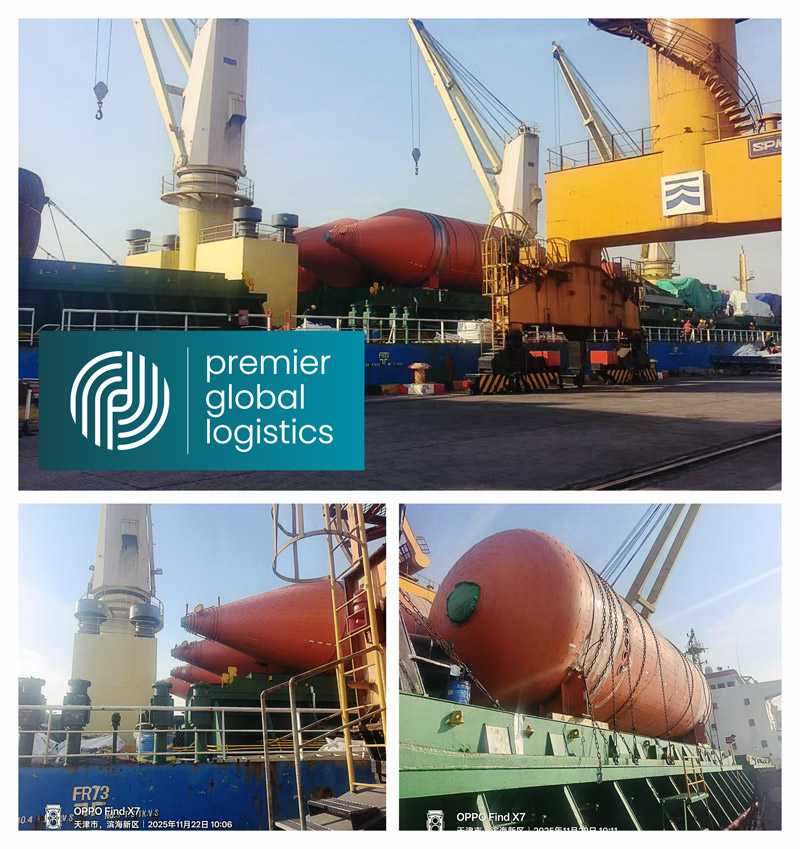 Premier Global Logistics Shipped O&G Vessels from China to India