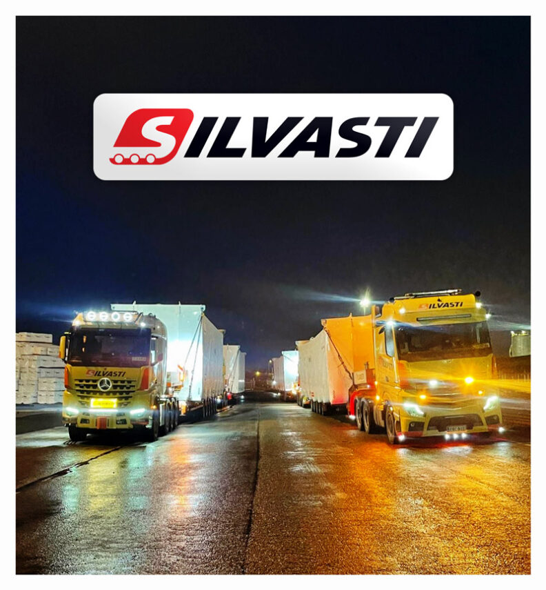 Silvasti Completed the Transport of Modules from Finnish Ostrobothnia to Northern Sweden