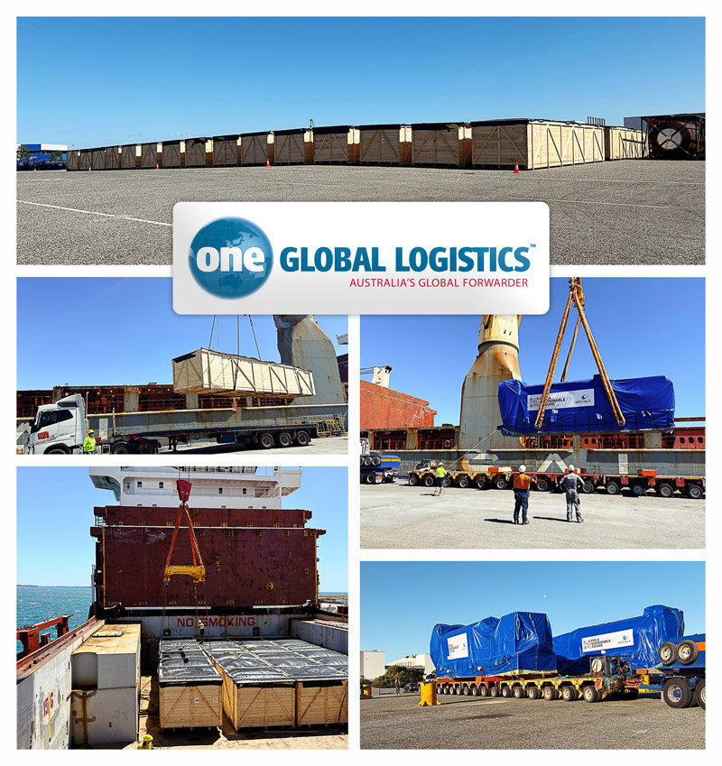 One Global Logistics Completed the Transport of a Hybrid Power Plant in Fremantle, West Australia