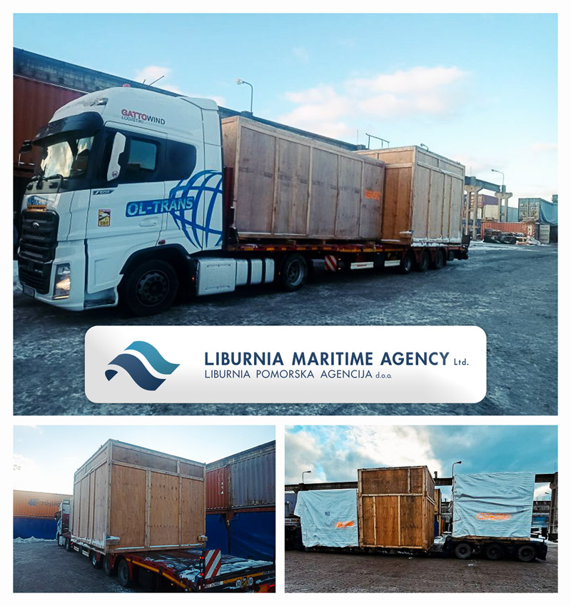Liburnia Handled the Road Transport of 7 Trucks from the Port of Gdynia to Krosno and Tarnow, Poland