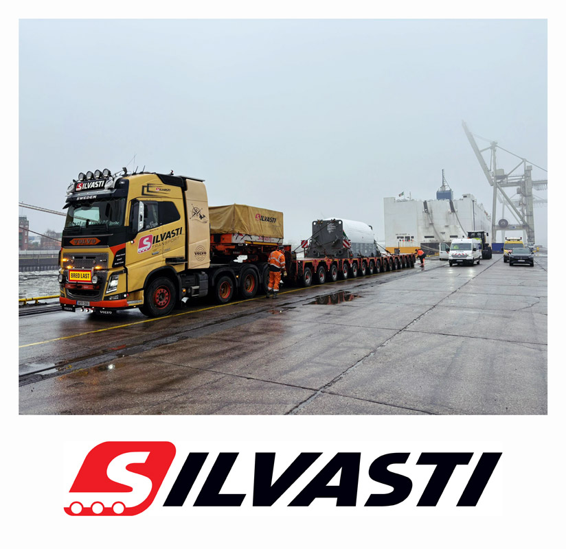 Silvasti Transported a 90mt Cask from Hamburg to Oskarshamn
