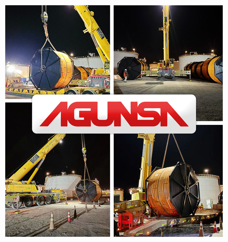 AGUNSA Successfully Handled Conveyor Belts for a Major Mining Client